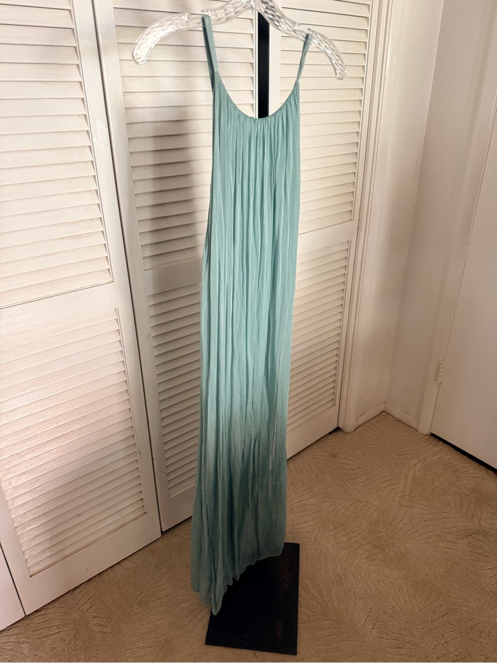 mahina Light Aqua Maxi Dress